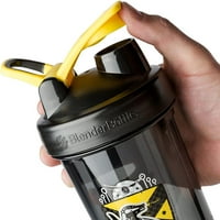 BlenderBottle Pro Series oz Tritan Aur Galben Harry Potter Shaker Cup cu gură largă și capac Flip-Top