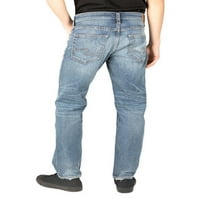 Silver Jeans Co. Bărbați Eddie relaxat Fit Conic picior blugi talie dimensiuni 28-44