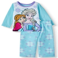 Pijamale Din Lână Poli Cu Mânecă Lungă Disney Frozen Baby Girl, Set