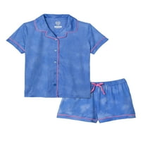 Set de pijama Wonder Nation Toddler Girl, 2 piese, dimensiuni 2T-5T