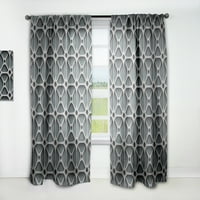Designart 'Scandinavian Pattern XXIII' panou cortină Modern și contemporan