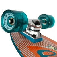 Kryptonics 32 Mini Diamondtail Longboard Skateboard Complet