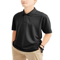 Wonder Nation Maneca Scurta Clasic Fit Buton Polo Pack