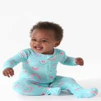 Gerber Baby Toddler pijama cu picioare Super moi, dimensiuni-5T