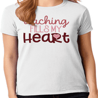 Graphic America Valentine ' s Day predare vacanță Dragoste tricou grafic pentru femei pentru colecția de profesori