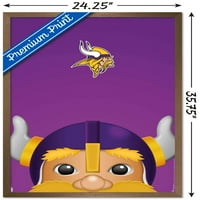 Minnesota Vikings-S. Preston Mascota Victor Poster De Perete, 22.375 34