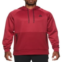 Reebok Mens și Big Mens Active Mesh pulover Hoodie, până la 3XL