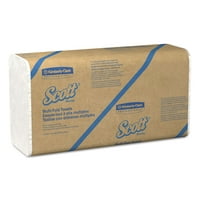 Prosoape multi-fold Scott standard reciclate, 2 5, albe, 250 buc, buc ct