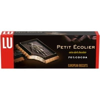Lu Petit Ecolier European Cookie-Uri Extra Ciocolata Neagra Biscuiti, 70% Cacao, 5. Cutia Oz