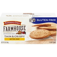 Pepperidge Farm Farmhouse Thin & Crispy Gluten Free Butter Crisp Cookies, 5. oz. cutie