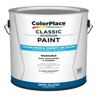 ColorPlace Vopsea Clasică Pentru Pereți Și Finisaje Interioare, Canyon Echo, Semi-Lucios, Galon