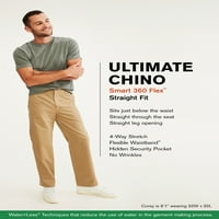 Dockers bărbați și bărbați Mari Taperd Straight Fit Smart Tech Ultimate Chino pantaloni