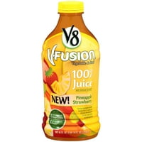 V v-Fusion ananas suc de căpșuni, fl OZ