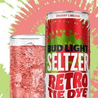 Bud Light Seltzer Retro Tie Dye Hard Seltzer Variety Pack, fl. oz. Cutii, % ABV
