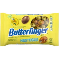 Butterfinger Chocolatey, unt de arahide, cuiburi ambalate individual, coșuri de Paște, pungă oz