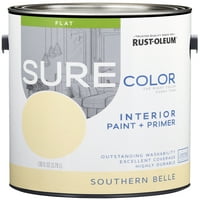 Rust-Oleum Sure Color Southern Belle, Vopsea Interiot + Grund, Finisaj Plat, Galon