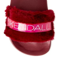 Kendall + Kylie sandale de blană Suma Fau pentru femei