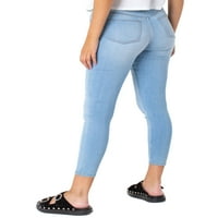 Celebritate Roz Junior femei Mare creștere glezna Skinny Jean 28