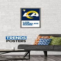Los Angeles Rams-Poster De Perete Cu Logo, 14.725 22.375