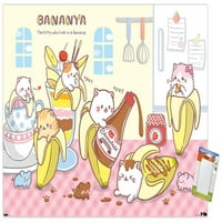 Bananya-Afiș De Perete Cu Ciocolată, 22.375 34
