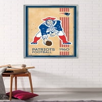 New England Patriots-Poster De Perete Cu Logo Retro, 22.375 34