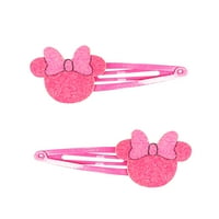 Disney Minnie Mouse roz păr Clip și Arcul Set