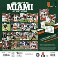 Calendarul De 16 Luni Al Echipei Miami Hurricanes
