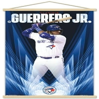 Toronto Blue Jays-Vladimir Guerrero Jr. Poster de perete cu cadru Magnetic din lemn, 22.375 34